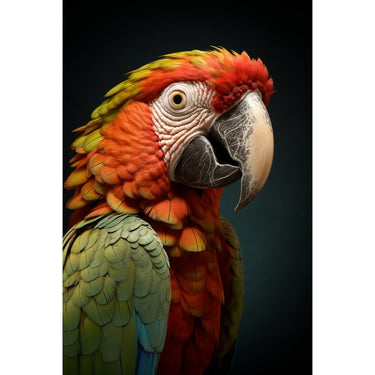 Parrot Head Canvas
